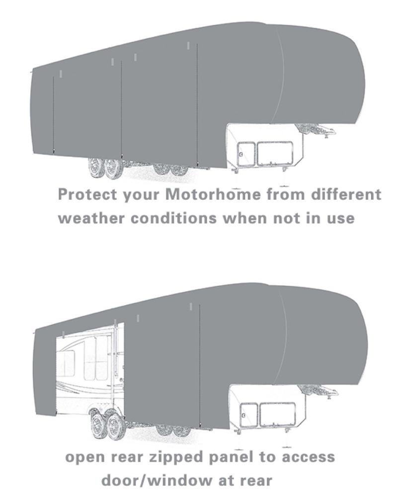 Tailored Pop up (folding Camper) Cover Caravan Cover/RV Cover/Motorhome Cover Tyvek Pop up Trailer Cover - Image 6