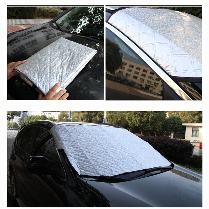 Universal Car Sunshade Snow Cover Foldable Portable Car Windshield Cover Protector Winter Ice Rain Dust Frost - Image 6