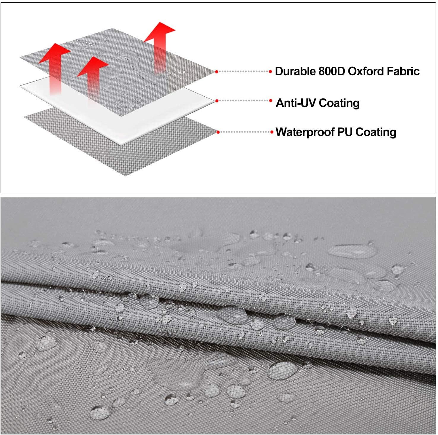 Marine Grade Trailerable PVC Cover Fits V-Hull Tri-Hull 23 Foot Cover Waterproof Lightweight Boat Cover - Image 6