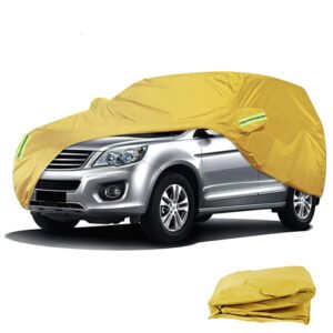Waterproof Full SUV Car Cover UV Snow Rain Dust Protection for Outdoor Use Made of Durable Polyester