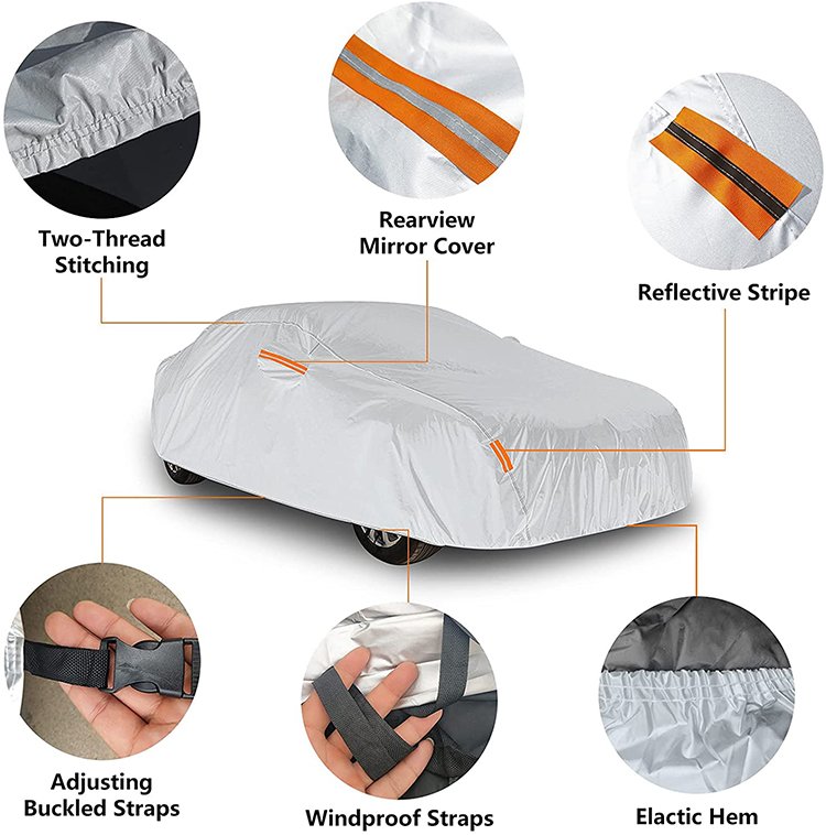 Disposable Outdoor Hail protection Car Cover Electric Heated Car Protective Cover - Image 2