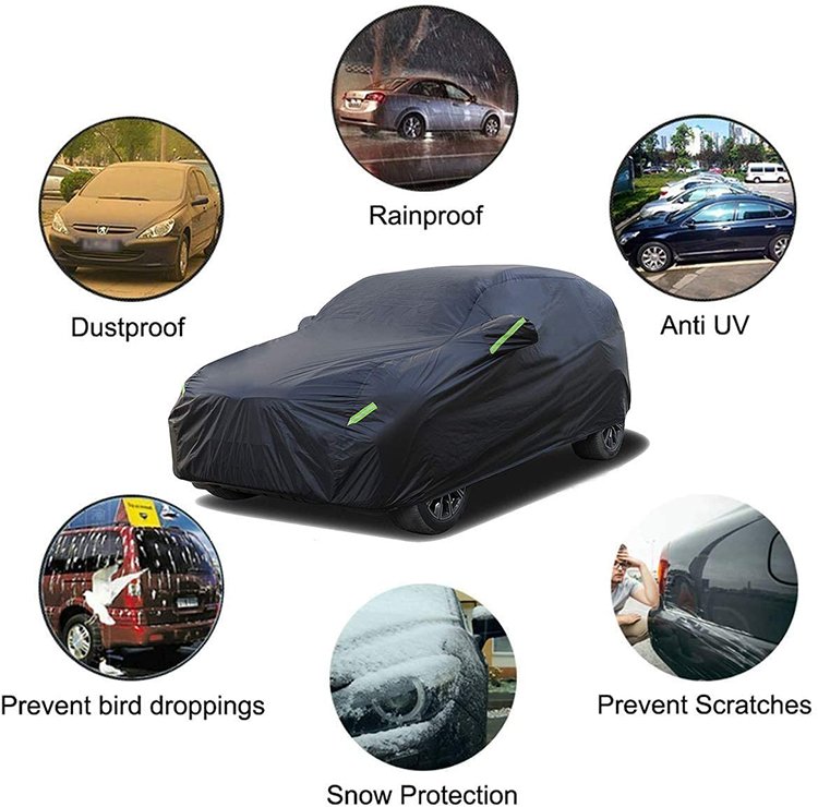 210D Universal Suv Designer Car Covers amazon All Weather Resistant - Image 3