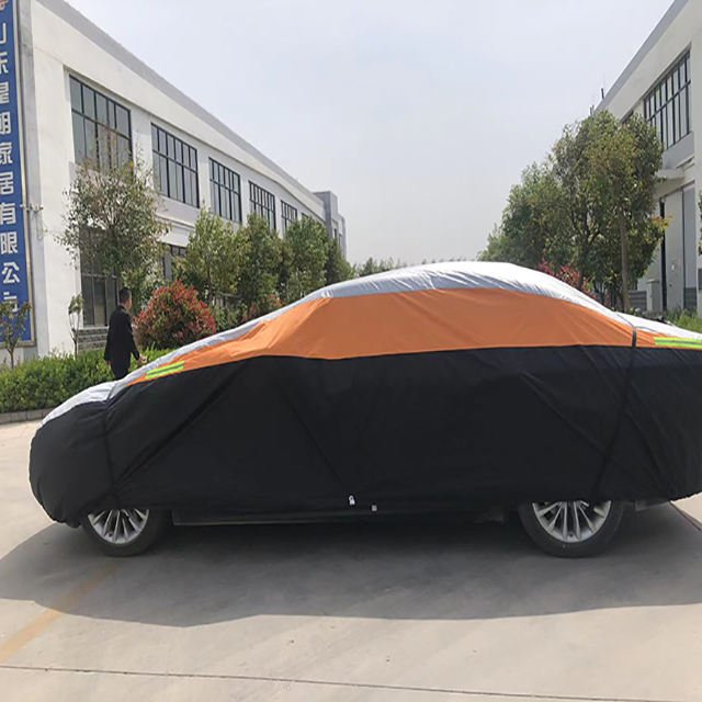 Waterproof Outdoor UV Protection Full Car Cover Polyester Sedan Cover - Image 3