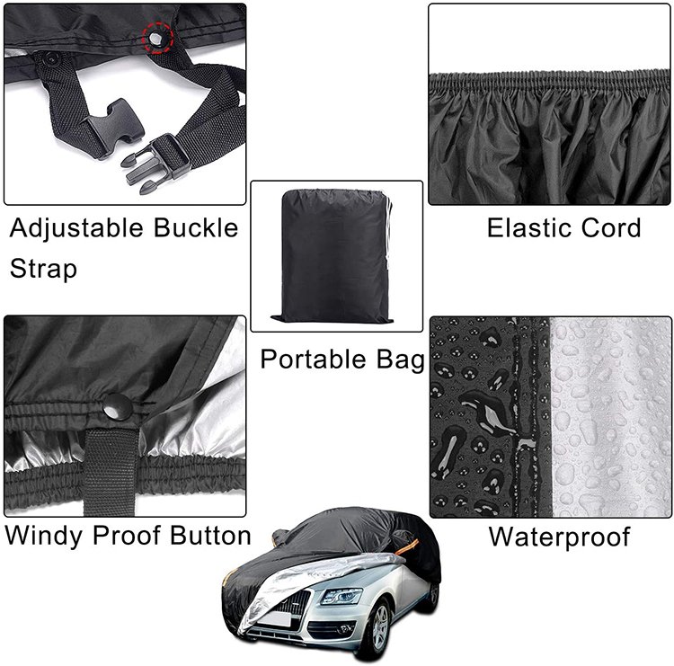 Microfiber Car Cover Amazing Car Parking Cover Hail Covers for Cars - Image 3