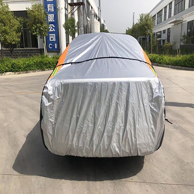 Waterproof Outdoor UV Protection Full Car Cover Polyester Sedan Cover - Image 5