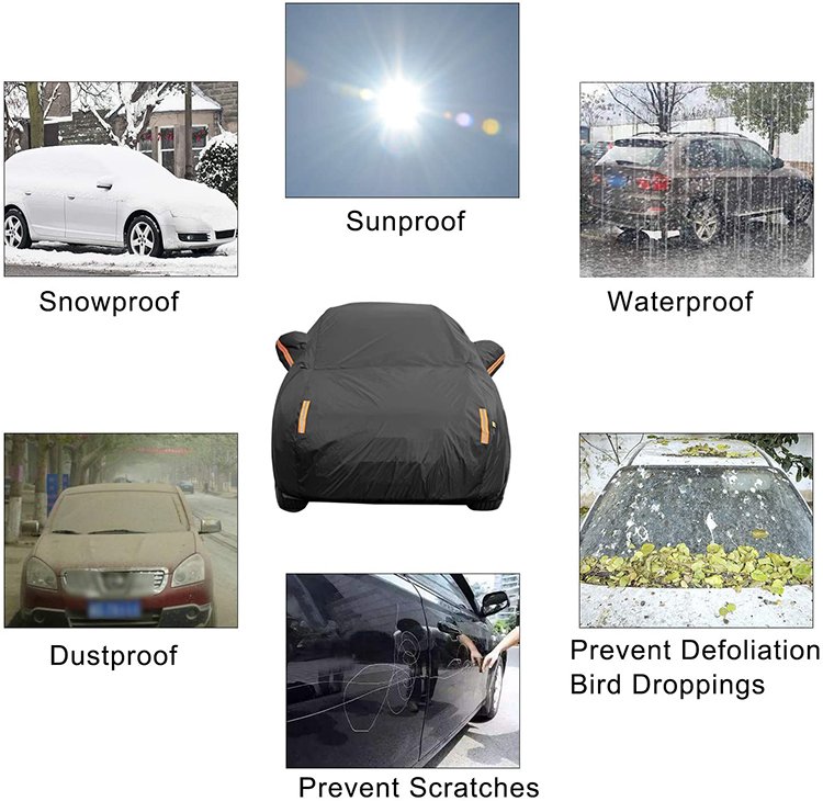 Microfiber Car Cover Amazing Car Parking Cover Hail Covers for Cars - Image 6